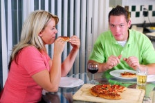 Dinner For Two stock image. Image of image, female, home - 2704717