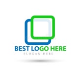 Abstract Logo for Business Company. New Trendy Industry, Finance, Bank Logotype Idea Icon Stock Vector - Illustration of bank... 