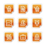 Banking web icons stock vector. Illustration of deposit - 6195953