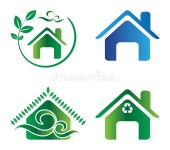 Eco home stock vector. Illustration of element, object - 18118050