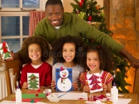 Christmas Surprise stock image. Image of holidays, people - 400011