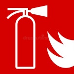 Fire extinguisher sign stock vector. Illustration of estintore - 35455609