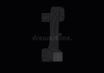 Hand Drawn I Letter. Abstract I Letter Stock Illustration - Illustration of text, object: 262443010