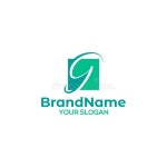 G Signature in Square Logo stock vector. Illustration of creative - 237230661