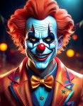 Halloween clown cartoon stock photo. Image of evil, autumn - 388668658