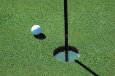Golf stock photo. Image of postcard, macro, ball, drive - 858002