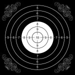 Gothic wall target stock illustration. Illustration of circle - 28465140