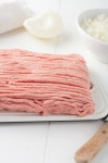 Ground turkey stock image. Image of preparation, knife - 51215963