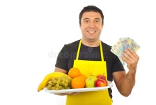 Portrait operator man stock photo. Image of hotline, copy - 10958138