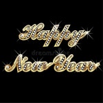 Happy New Year 2023 Gold Luxury Design Greetings Card Invitation Stock Photo - Image of celebrations, bling: 261170676