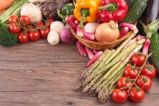 Vegetables and Herbs on Wooden Background Stock Photo - Image of interior, harvest: 30989972 Vegetables And Herbs On Wooden... 