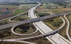 Highway cars stock image. Image of traffic, motorway - 50746345