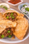 Indian Samosas With Spicy Lamb Stock Photo - Image of fried, stuffing: 26923004