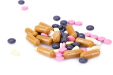 Medical pills stock photo. Image of gray, colorful, conceptual - 49143136