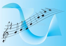 Melody for Two stock vector. Illustration of element, decoration - 7283120