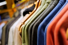 Clothes shop stock image. Image of material, cotton, clothes - 1441873