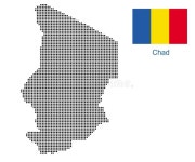 Chad Map in 3D. 3d Map with Borders of Regions. Stock Illustration - Illustration of boundaries, country: 178737412