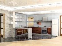Kitchen stock photo. Image of table, design, interior, case - 350066