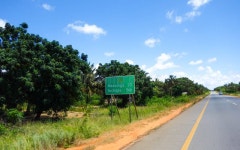 Mozambique Countryside Road Stock Photo - Image of climate, countryside: 97391726