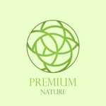 Nature Logo, Gold Floral Logo, Flat Logo in Circle, Vector Premium Logo Stock Vector - Illustration of beauty, logotype: 265328753