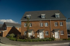 New Homes stock photo. Image of copy, gate, architecture - 13304794