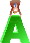 A is for stock illustration. Illustration of lifestyle - 498805