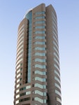 Hong Kong skyscraper stock image. Image of skyline, blue - 28550183