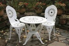 Formal Patio stock photo. Image of garden, lawn, chairs - 770002