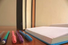 Free Public Domain CC0 Image: Pens Beside Notebook Picture. Image: 82978855