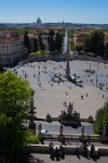 Piazza del Popolo stock image. Image of italian, architecture - 26775365