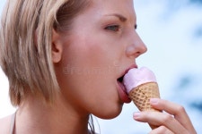 Ice-cream icecream woman stock image. Image of delicious - 10730223
