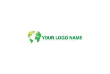 Abstract Green Logo Design Template Stock Vector - Illustration of business, ecology: 153524400