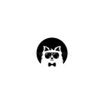 Modern Cat Logo Template Isolated on White Background Stock Vector - Illustration of kitten, modern: 166994381