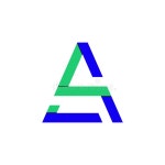 Initial Letter a Blue and Green Color. Letter a Line Icon, Logo Stock Vector - Illustration of green, template: 173512429