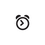 Alarm Clock Vector Icon on White Background Stock Vector - Illustration of second, icon: 173513098