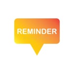 Reminder Sign in Colorful Speech Bubble. Vector Illustration for Label, Poster, Banner, Symbol, Icon Stock Vector - Illustration... 