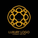 Vector Mandala Pattern Art Design Luxury Gold Company Logo Stock Illustration - Illustration of boutique, care: 175582929