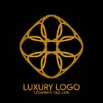 Vector Mandala Pattern Art Design Luxury Gold Company Logo Stock Illustration - Illustration of floral, gold: 175582938