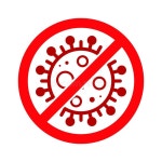 Wuhan Corona Virus, Covid-19, NCOV, MERS-CoV Novel Coronavirus Stop, Block, Anti Stamp. Red Vector 2019 2020 Warning Sign.... 