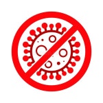 Wuhan Corona Virus, Covid-19, NCOV, MERS-CoV Novel Coronavirus Stop, Block, Anti Stamp. Red Vector 2019 2020 Warning Sign.... 