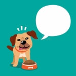 Vector Cartoon Character Dog And White Speech Bubble Stock Vector - Illustration of funny, illustration: 177402458