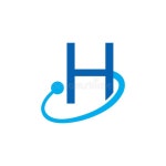 Letter H Tech Logo. Vector Alphabet a Technology Icon. Stock Illustration Stock Vector - Illustration of sign, blue: 202521390