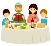 Passover with the Close Family Stock Vector - Illustration of close, holiday: 213537152