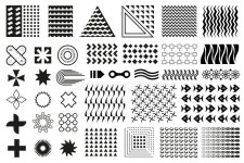 Memphis Set for Your Design As Wep, Print, Brochures Banners Stock Vector - Illustration of geometric, black: 218233440