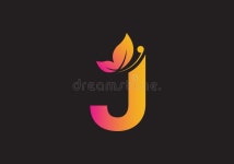 This is a Creative J Letter Butterfly Icon Design Stock Illustration - Illustration of initial, shape: 236645700