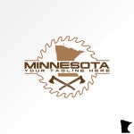 Unique Wood Fiber Minnesota Map Cross Ax Survival Relate To Property Carpenter Stock Vector - Illustration of chainsaw, hammock... 