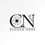 Initial CN Serif Font Flower Capture Romantic Monogram Beauty Nature Feminine Stock Vector - Illustration of diagram, number... 