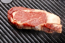 Raw Beef On The Grill Stock Photo - Image: 60177437 Raw beef on the grill