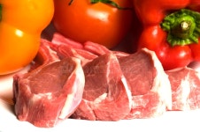 Lamb chops stock photo. Image of white, restaurant, ribs - 149424