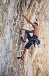 Rock Climber on Face of a Cliff Stock Photo - Image of male, adult: 37545684